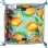 Fabric tidy printed Citron green