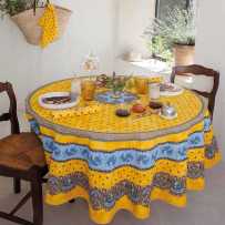 Tablecloth for round table Tradition Marat d'Avignon