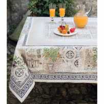 Coffee table cloth, square, Jacquard Riviera