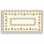 Nappe rectangulaire, tissé Jacquard Chanteclair écru