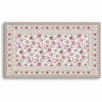 Rectangular table mat Garance pink