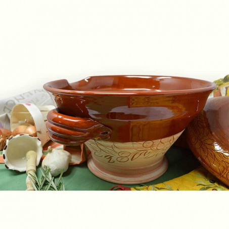Tian provençal en poterie culinaire de Vallauris