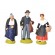 Santons of Provence x3 - Provencale, Mistral, Arlesienne