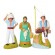 Santons of Provence x3 - Miller, Farmer & Fisherman