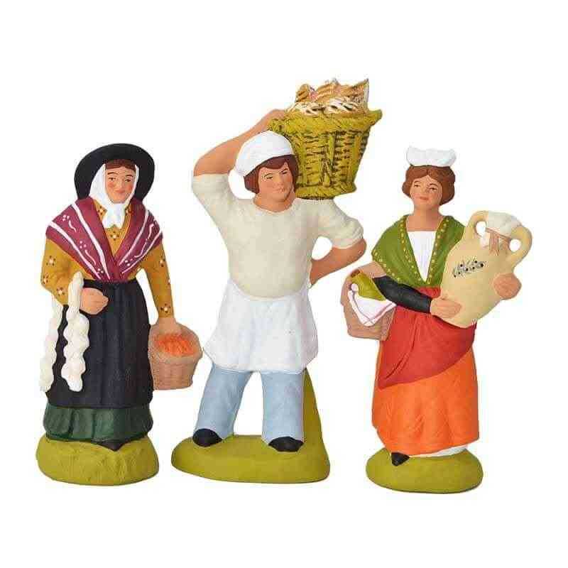 Kit creche de Noël 3 santons