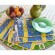 Table placemats set of 6 quilted print Cigales