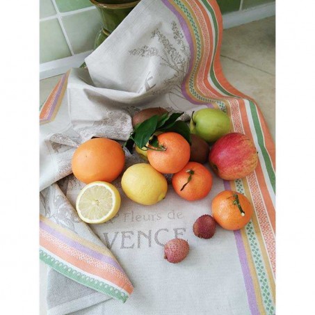 kitchen hand towel jacquard lavender