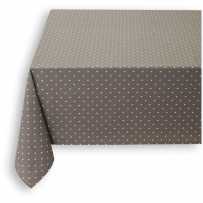 Colorful tablecloths, cotton printed Calissons grey