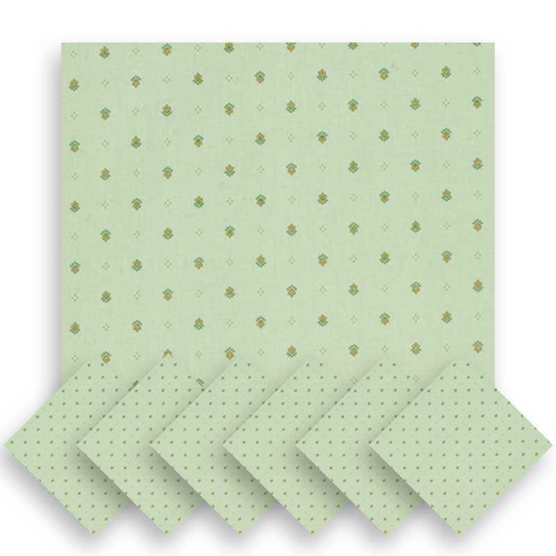 Serviette table tissu imprimé Calissons (x6)