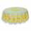 Nappe ronde verte en coton, imprimé provençal Citron