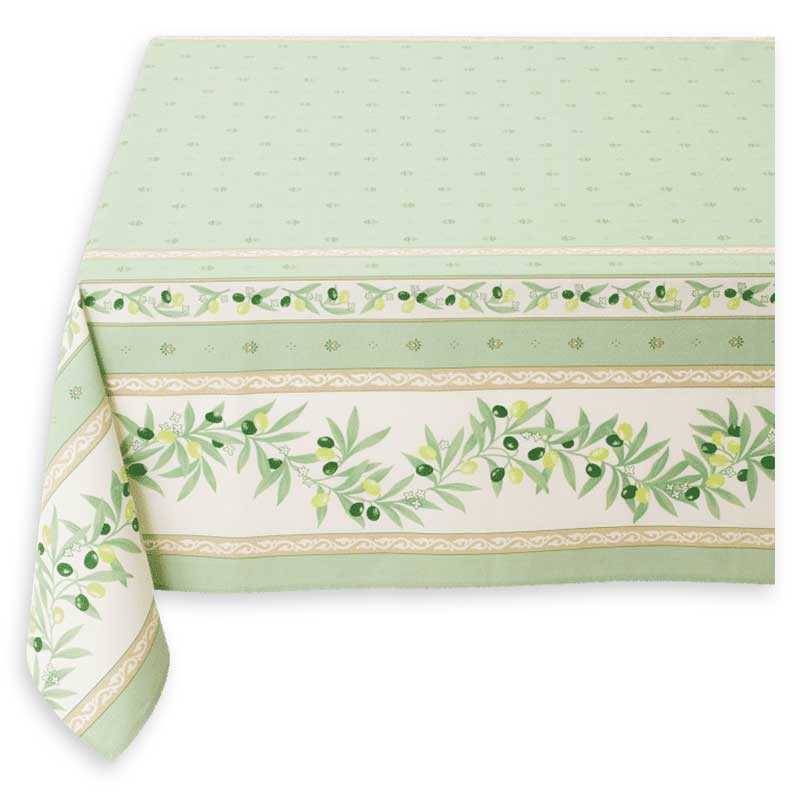 Nappe carrée 150x150 anti tache, imprimé Ramatuelle