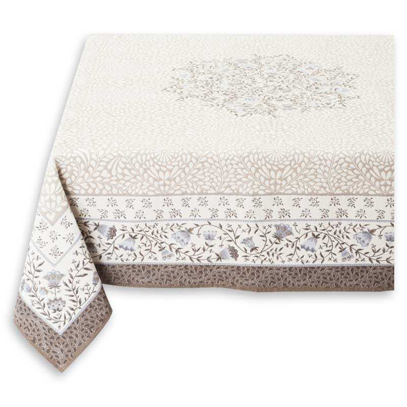 Rectangular tablecloth Jacquard woven Aubrac