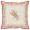 Housse de Coussin en tissé Jacquard ecru rouge