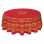Nappe ronde en coton, imprimé provençal Avignon rouge