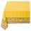Square yellow tablecloth, Avignon framed, Marat d'Avignon