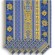 Serviette de table tissu bleu marine Bastide, Marat d’Avignon® (x6)
