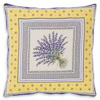 Housse de Coussin, tissé Jacquard Castillon jaune