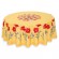 Round tablecloths Coquelicots