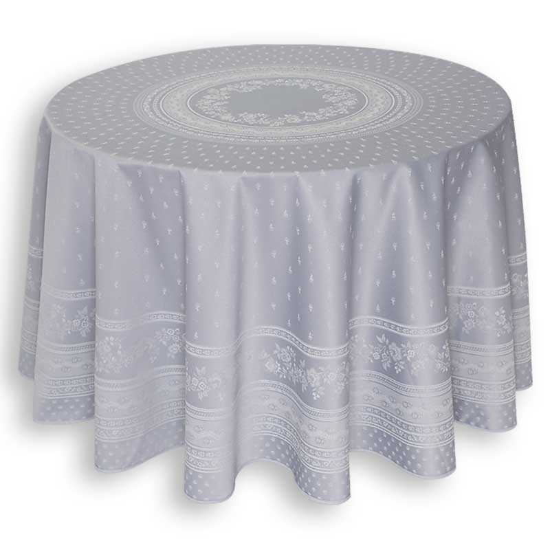 Nappe ronde chic Jacquard Durance Marat d’Avignon