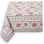 Rectangular tablecloth woven Jacquard Garance, Marat d'Avignon pink
