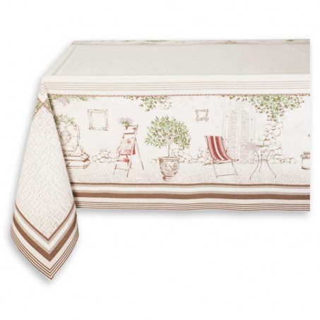 Square table mat Gordes