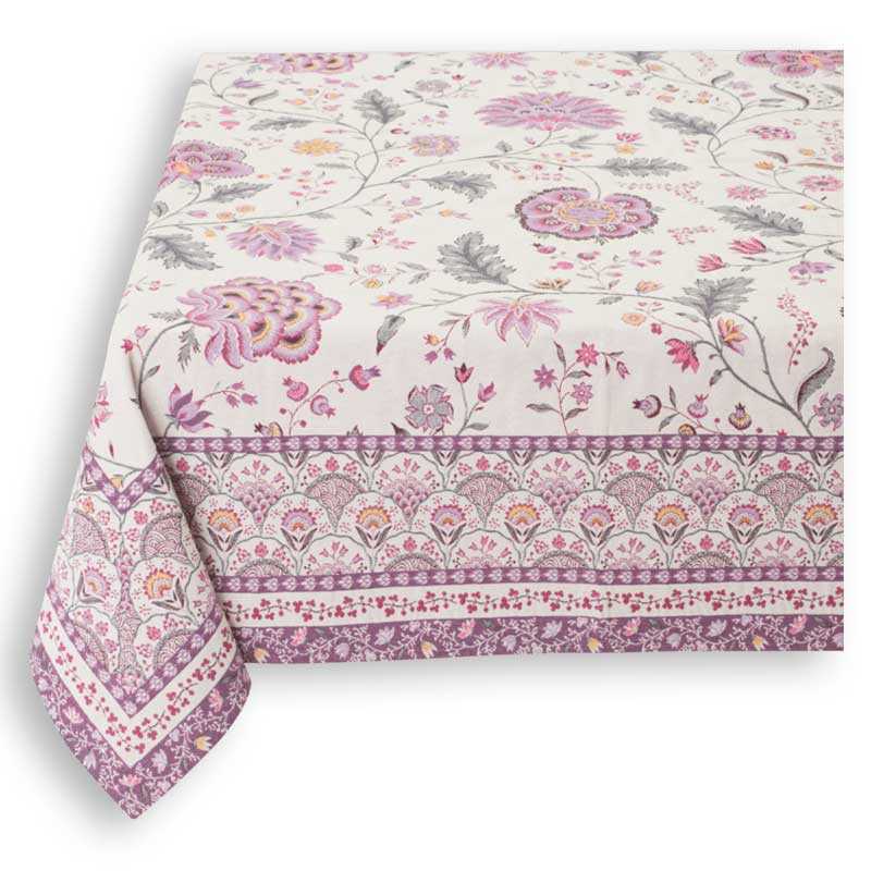 Decorative tablecloth, woven Jacquard Montespan