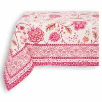 Tapis de table carrée Montespan rose