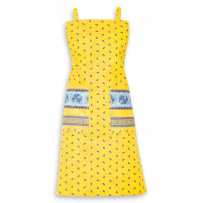 Baking apron for women, Tradition by Marat d'Avignon yellow