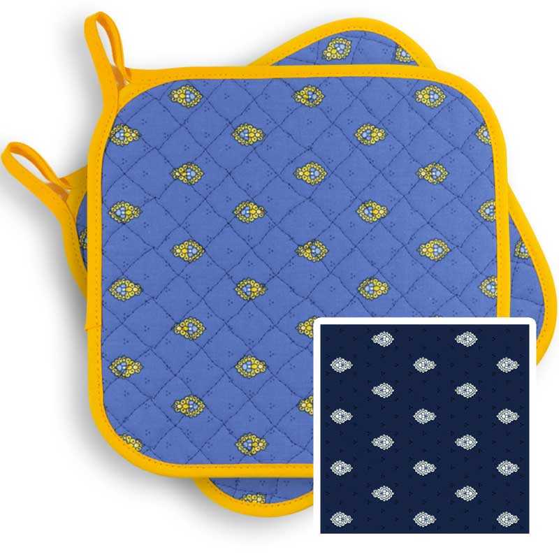 Cotton pot holders Bastide by Marat d'Avignon
