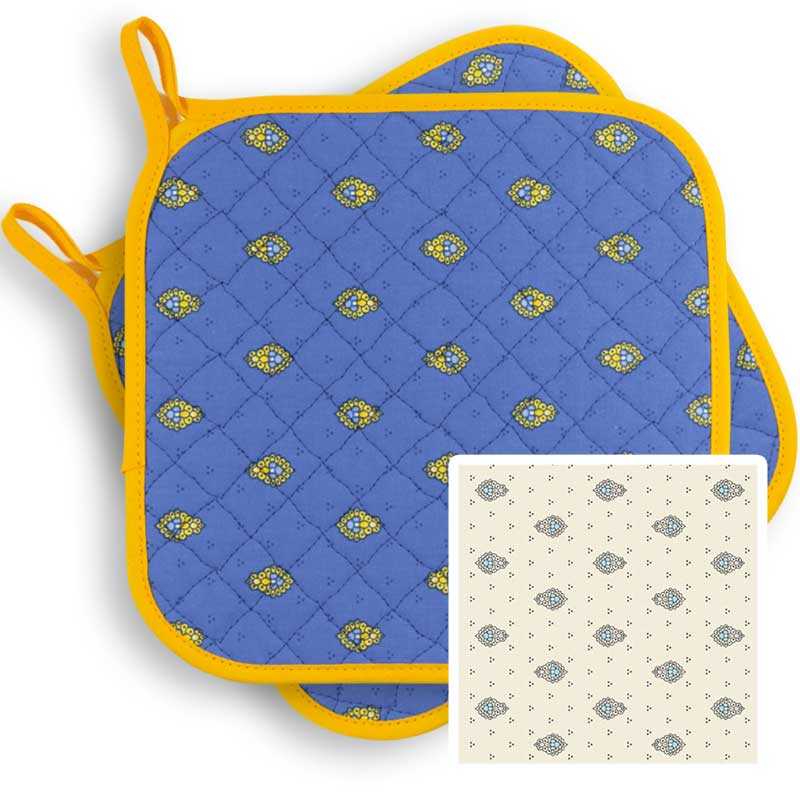 Cotton pot holders Bastide by Marat d'Avignon