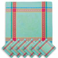 easter cloth napkins in jacquard woven fabric from provencal brand Marat d'avignon
