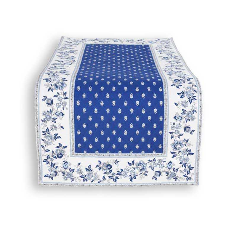 Floral table runner by Marat d'Avignon® printed Avignon