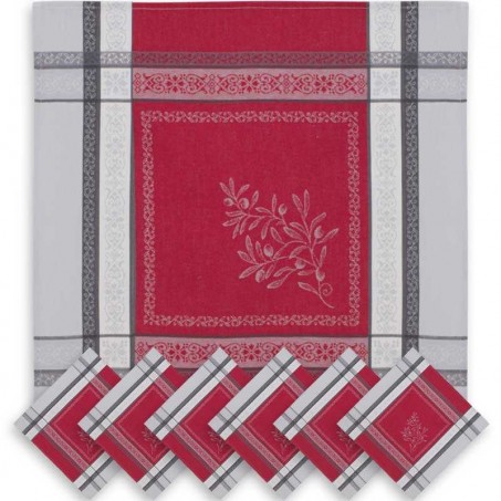 burgundy cloth napkins