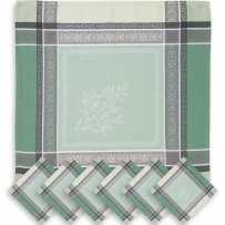 serviette design en tissu jacquard