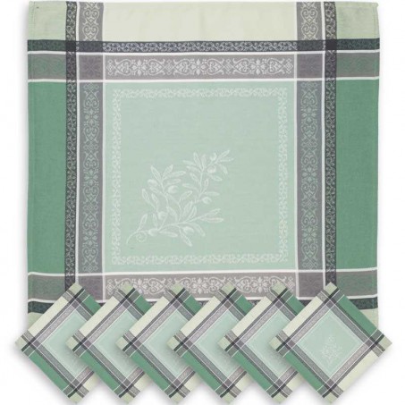 serviette design en tissu jacquard