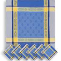 blue cloth napkins