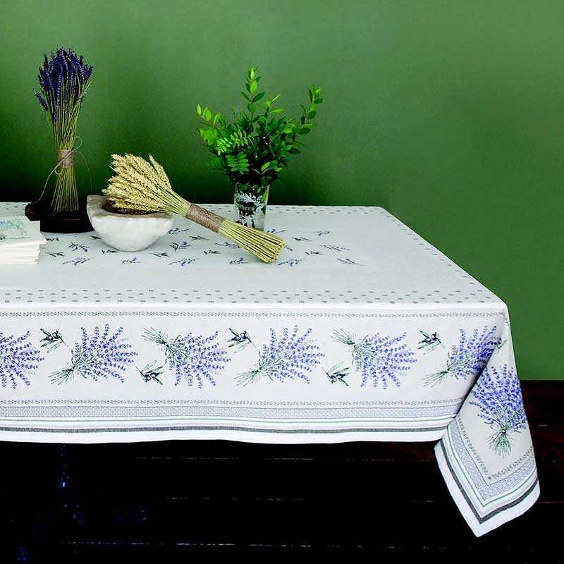 Jacquard woven tablecloth Castillon