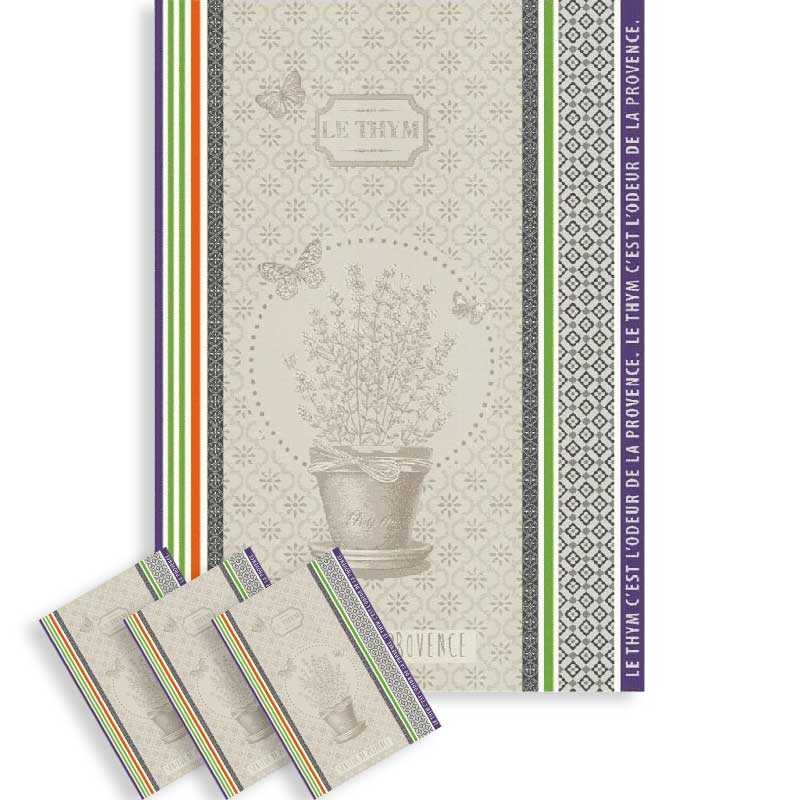 Tea Towel Gift Set 100% Cotton Kitchen Decorative Dish Towels Box