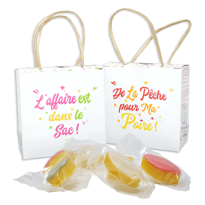 Box of fruity mini calissons from Aix en Provence