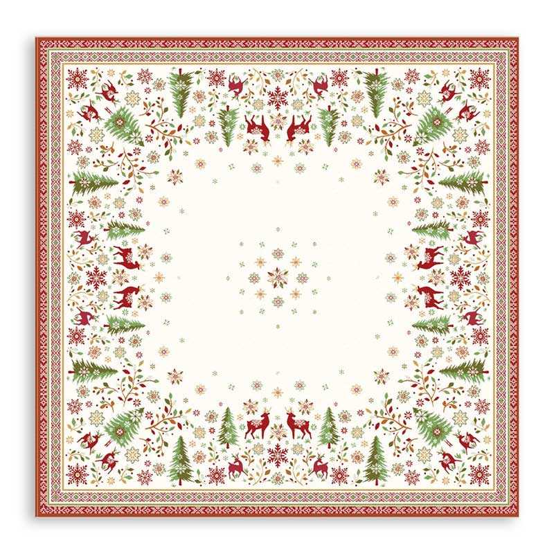 Table centre mats Vallee for winter holidays