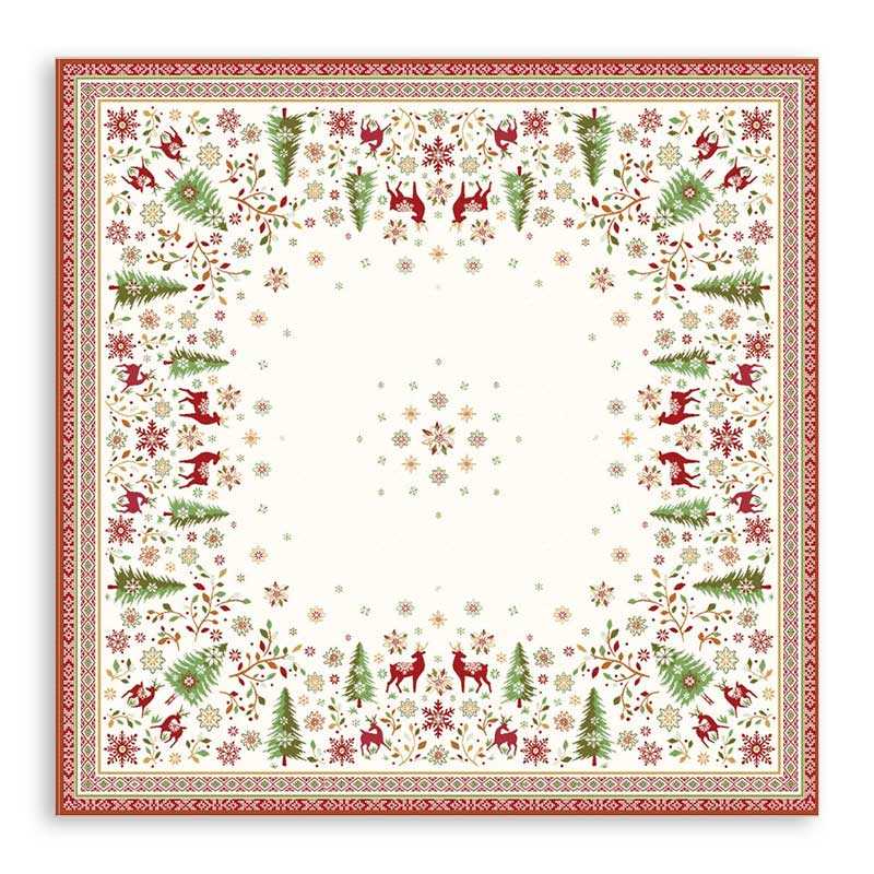 Table centre mats Vallee for winter holidays
