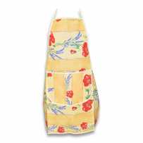 fancy aprons poppies yellow
