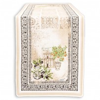 Chemin de table deco en jacquard Riviera