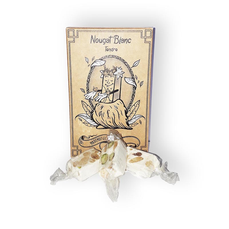 soft nougat in foil vanilla flavor