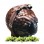 Gourmet Easter chocolate sheep - organic dark chocolate