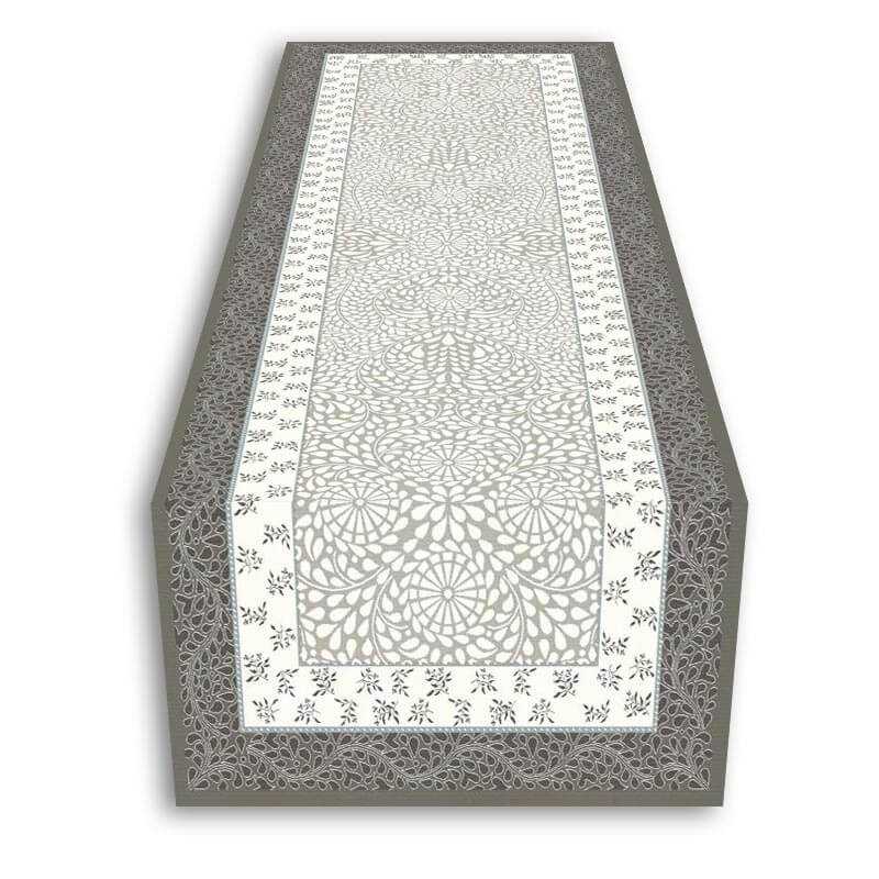 Chemin de table tissé Jacquard Aubrac