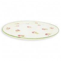 floral ceramic plates
