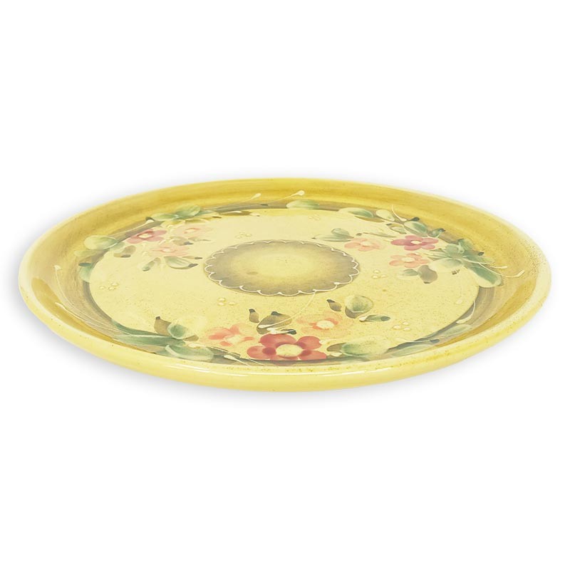 Assiette en poterie artisanale Cavaillon