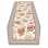 Chemin de table tissé Jacquard Garance rouge