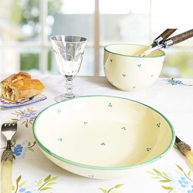 Assiette creuse  Vert turquoise - Vaisselle en céramique du